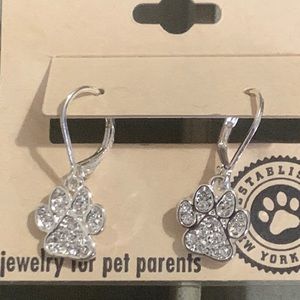 Pet Friends Rhinestone Earrings